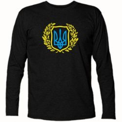 Футболка з довгим рукавом Герб у вінку - PrintSalon