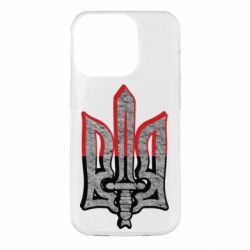 Чохол для iPhone 14 Pro Герб Украина