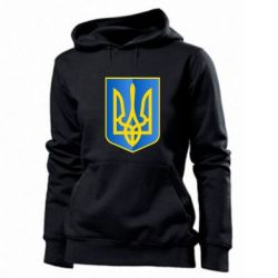 Худі жіноче Герб України 3D - PrintSalon