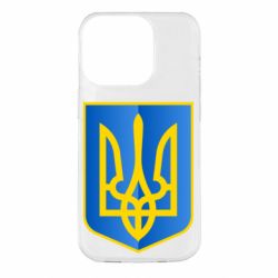Чохол для iPhone 14 Pro Герб України 3D - PrintSalon