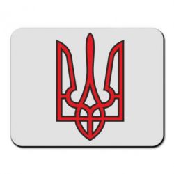Килимок для миші Герб України (двокольоровий) - PrintSalon