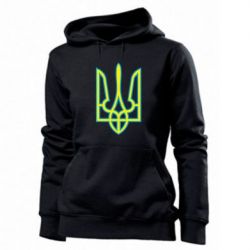 Худі жіноче Герб України (двокольоровий) - PrintSalon