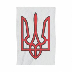 Рушник з принтом Герб України (двокольоровий) - PrintSalon