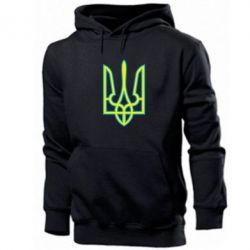 Чоловіче худі Герб України (двокольоровий) - PrintSalon