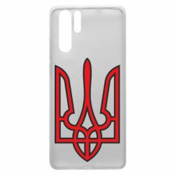 Чохол для Huawei P30 Pro Герб України (двокольоровий) - PrintSalon