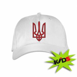 Дитяча кепка Герб України (двокольоровий) - PrintSalon