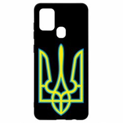 Чохол для Samsung A21s Герб України (двокольоровий) - PrintSalon