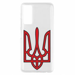 Чохол для Huawei P Smart 2021 Герб України (двокольоровий) - PrintSalon