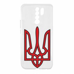 Чохол для Xiaomi Redmi 9 Герб України (двокольоровий) - PrintSalon