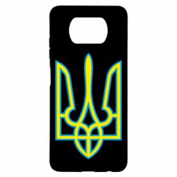 Чохол для Xiaomi Poco X3 Герб України (двокольоровий) - PrintSalon