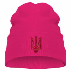 Дитяча шапка Герб України (двокольоровий) - PrintSalon