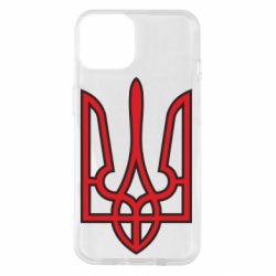 Чохол для iPhone 14 Герб України (двокольоровий) - PrintSalon