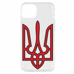 Чохол для iPhone 14 Plus Герб України (двокольоровий) - PrintSalon