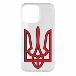 Чохол для iPhone 14 Pro Max Герб України (двокольоровий) - PrintSalon