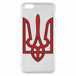 Чохол для iPhone 6 Plus/6S Plus Герб України (двокольоровий) - PrintSalon
