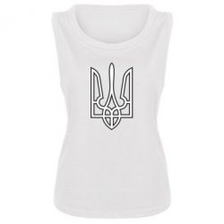 Майка жіноча Герб України (двокольоровий) - PrintSalon