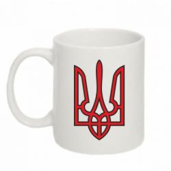 Чашка 320ml Герб України (двокольоровий) - PrintSalon