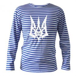 Тельняшка с длинным рукавом Герб України новий