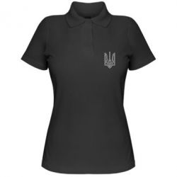 Женское поло Герб України (полий) - PrintSalon