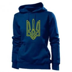 Женское худи Герб України (полий) - PrintSalon