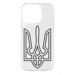 Чехол для iPhone 14 Pro Герб України (полий) - PrintSalon