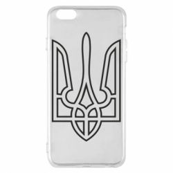 Чехол для iPhone 6 Plus/6S Plus Герб України (полий) - PrintSalon