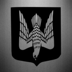 Наклейка Герб України сокіл