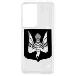 Чехол для Samsung S21 Ultra Герб України сокіл - PrintSalon