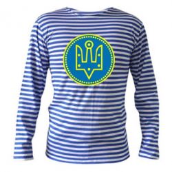 Тельняшка с длинным рукавом Герб України у колі