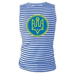 Майка-тільняшка Герб України у колі - PrintSalon