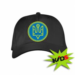 Дитяча кепка Герб України у колі - PrintSalon