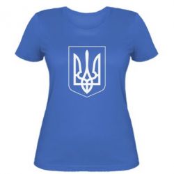 Женская футболка Герб України з рамкою - PrintSalon