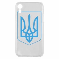 Чехол для iPhone XR Герб України з рамкою - PrintSalon
