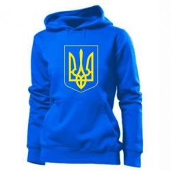 Женское худи Герб України з рамкою - PrintSalon