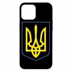 Чехол для iPhone 12 Pro Max Герб України з рамкою - PrintSalon