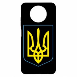 Чехол для Xiaomi Redmi Note 9 5G/Redmi Note 9T Герб України з рамкою - PrintSalon