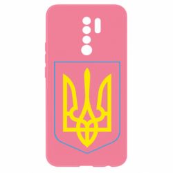 Чехол для Xiaomi Redmi 9 Герб України з рамкою - PrintSalon