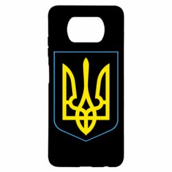 Чехол для Xiaomi Poco X3 Герб України з рамкою - PrintSalon
