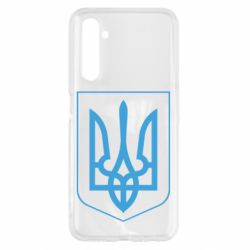 Чехол для Realme 6 Герб України з рамкою - PrintSalon