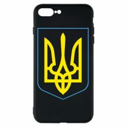Чехол для iPhone 8 Plus Герб України з рамкою - PrintSalon
