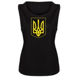 Женская майка Герб України з рамкою - PrintSalon