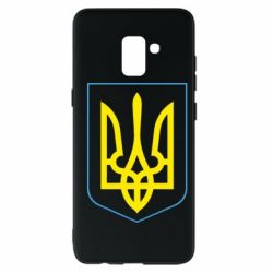 Чехол для Samsung A8+ 2018 Герб України з рамкою - PrintSalon