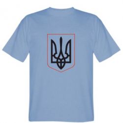 Мужская футболка Stedman Герб України з рамкою - PrintSalon