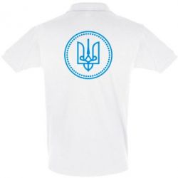 Мужское поло Герб України - PrintSalon