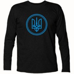 Футболка с длинным рукавом Герб України - PrintSalon