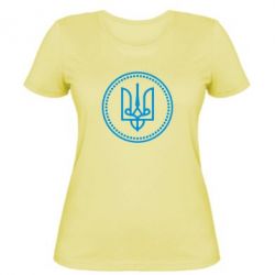 Женская футболка Герб України - PrintSalon