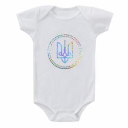 Дитячий бодік Герб України Голограма