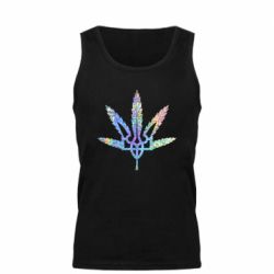 Майка чоловіча Герб України Каннабис Голограма