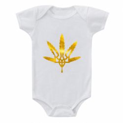 Дитячий бодік Герб України Каннабис Голограма