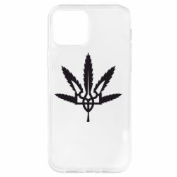 Чохол для iPhone 12 Герб України Канабіс